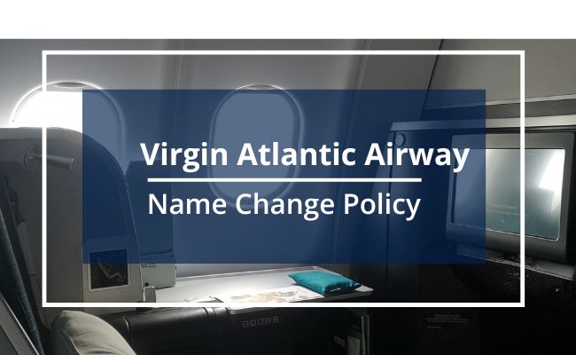 Virgin Atlantic Airways Name Correction Guidelines